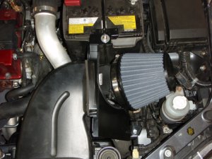 Mitsubishi Evolution Performance Air Intake - AEM Induction - Short Ram, AEM 22-435B - Blue - `03-`06